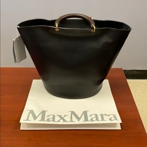 MaxMara Wooden Handle Satchel